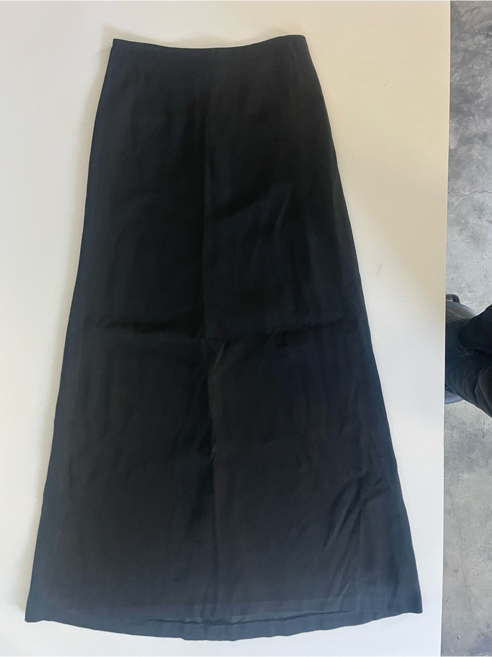 Vintage JOSEPH London Black Women's A-Line Maxi Skirt